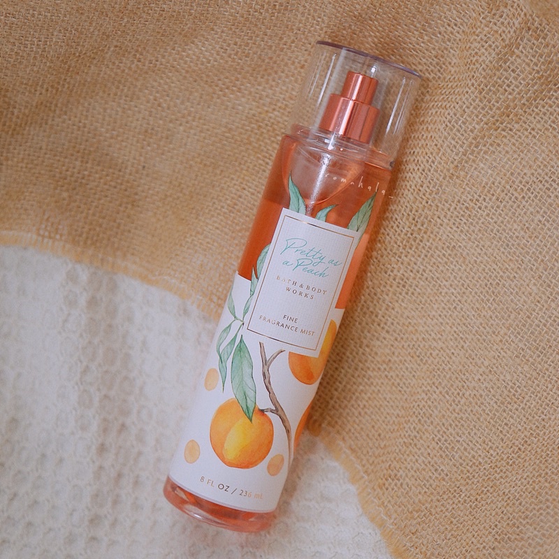 Pretty As A Peach - Xịt thơm toàn thân body mist Bath & Body Works Trái cây