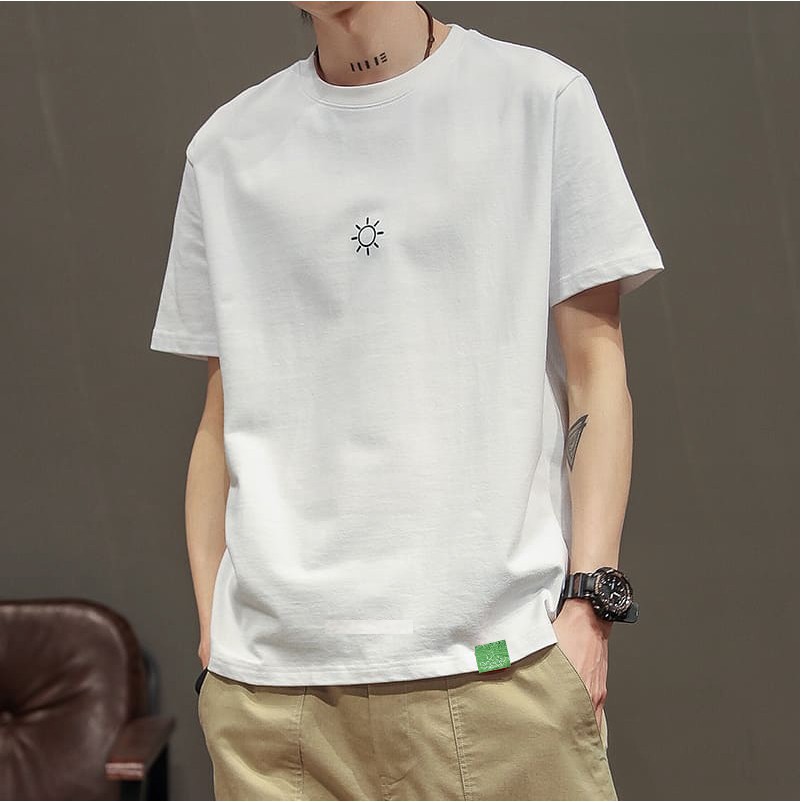 ÁO THUN NAM NỮ MẶT TRỜI CHẤT COTTON SIÊU MỊN VÀ MÁT