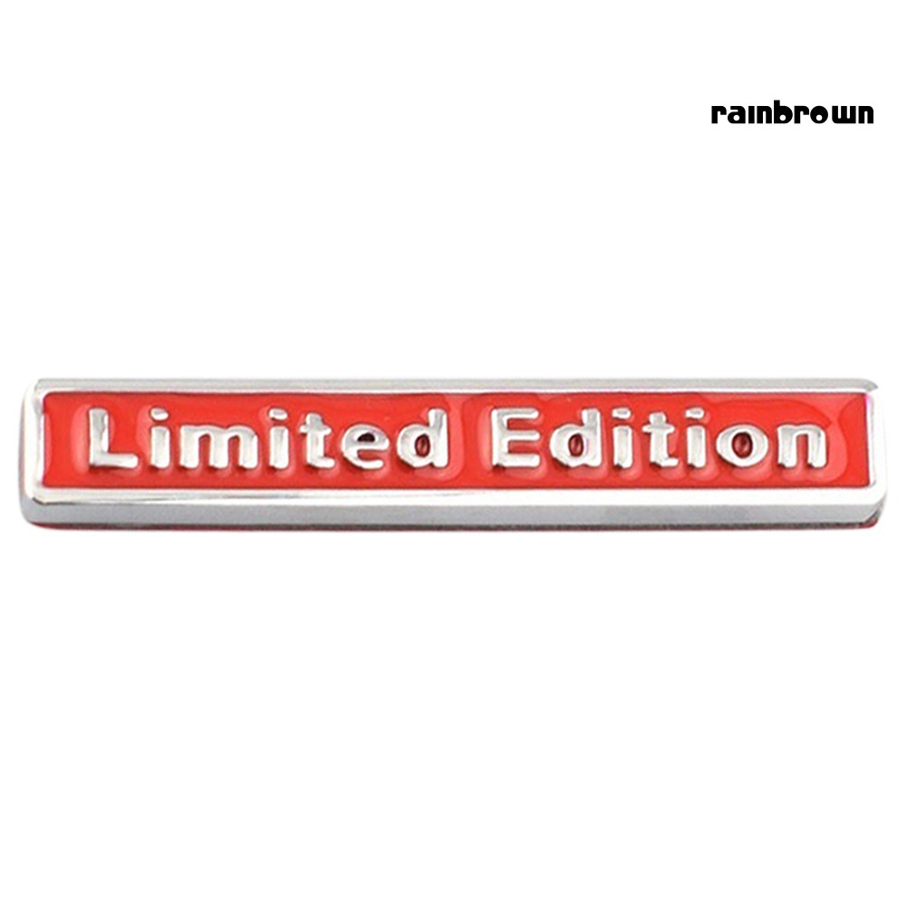 Nhãn dán trang trí xe hơi hình chữ Cws ~ Limited Edition độc đáo