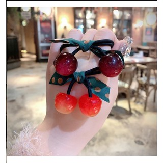 Set 2 dây cột tóc Cherry siêu xinh