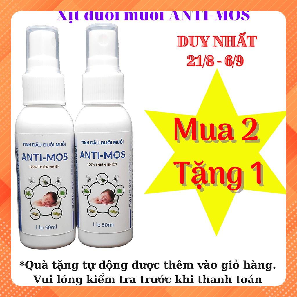 Tinh dầu đuổi muỗi Antimos -Không độc, không hóa chất, 100% tinh dầu thiên nhiên, tuyệt đối an toàn