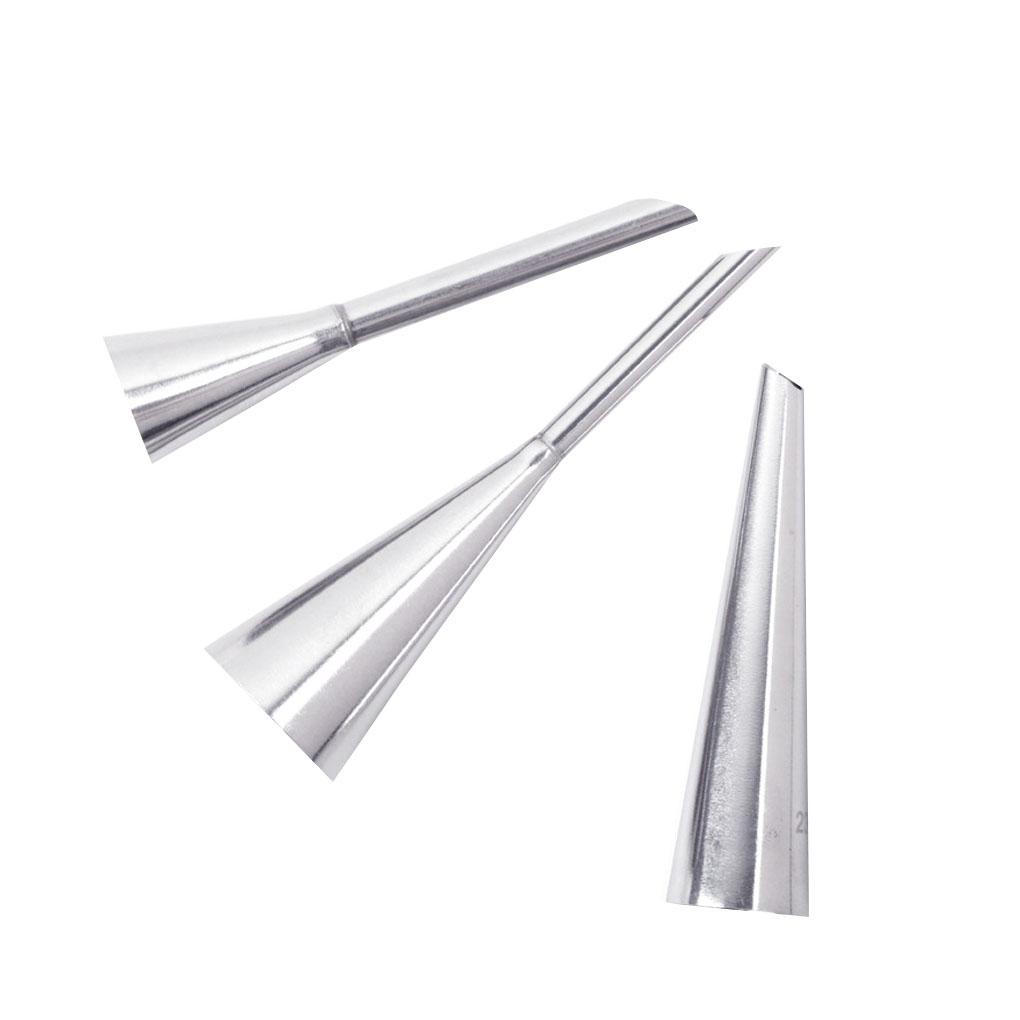 Set 3 Đuôi Bắt Bông Kem Trang Trí Bánh Bằng Thép Không Gỉ
