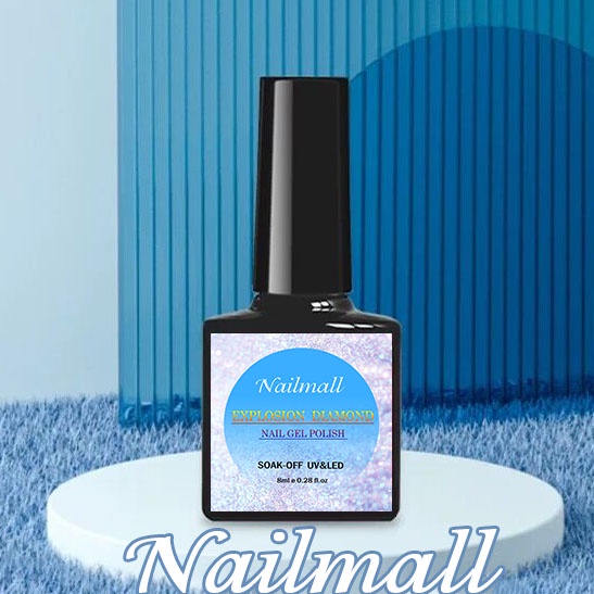 Lọ Gel Sơn Móng Tay 8Ml Lấp Lánh DIY