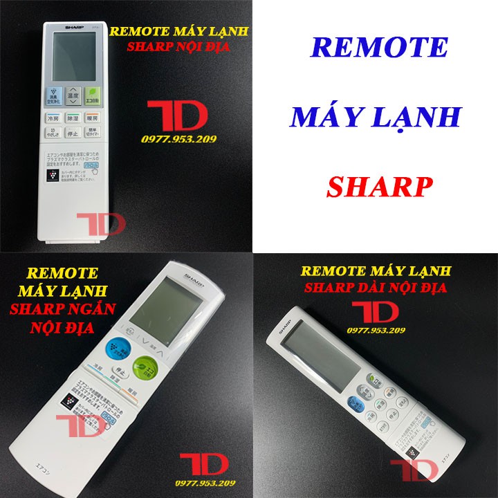 Remote máy lạnh SHARP các loại