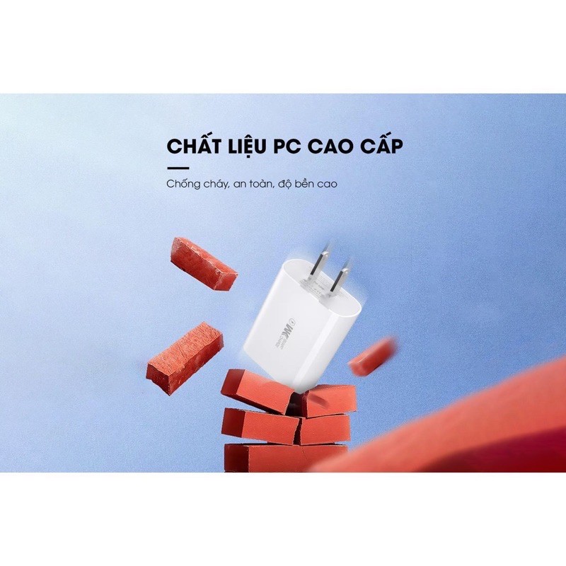 Củ sạc Nhanh 4 cổng USB Remax WK WP-U73 2.4A - Hàng chính hãng