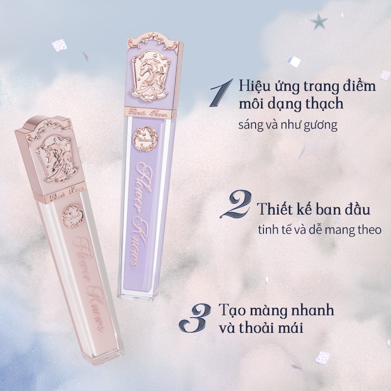 Son bóng pha lê Flower Knows Unicorn Series dạng lỏng 3.5g