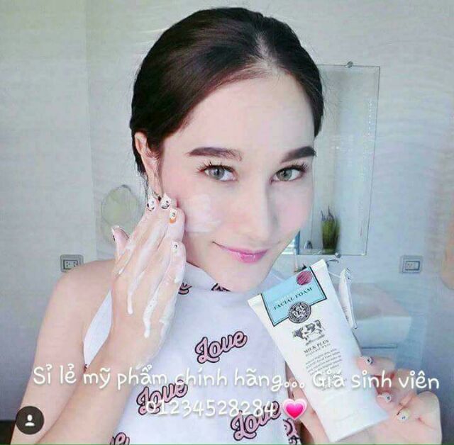 Sữa rửa mặt trắng da Milk Plus Thailand