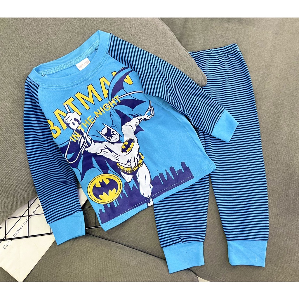 Đồ bộ bé trai Cotton dài tay thu đông xuất hàn - sỉ quần áo trẻ em