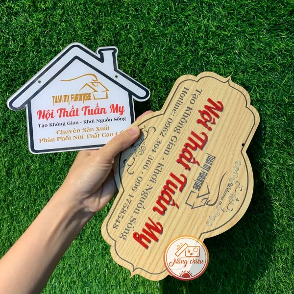 Bảng hiệu gỗ decor shop - in thương hiệu shop xịn xò - Dụng cụ chụp ảnh sản phẩm siêu tiện lợi
