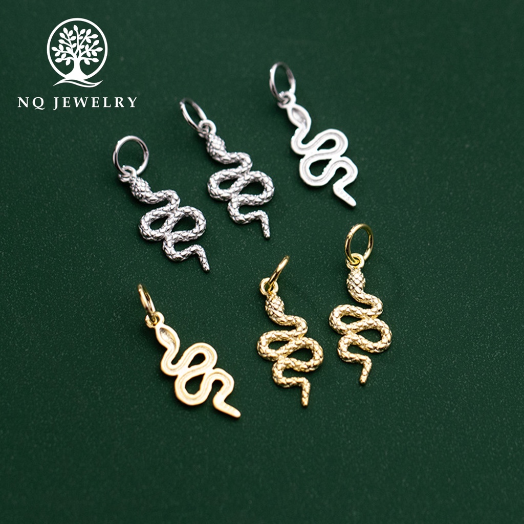 Charm treo mặt dây chuyền rắn - NQ Jewelry