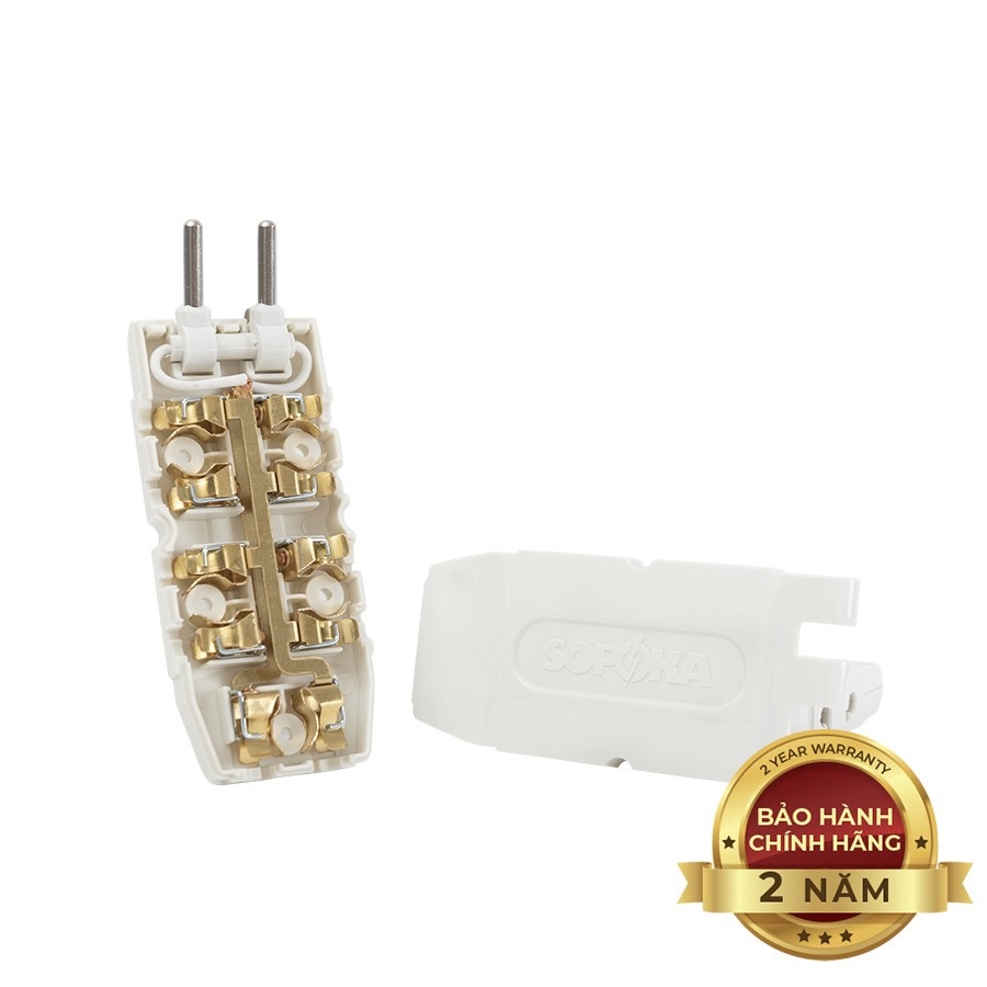 Ổ cắm điện Ổ chia điện  SOPOKA Q3T-Q5T chia 3 chia 5 siêu gọn