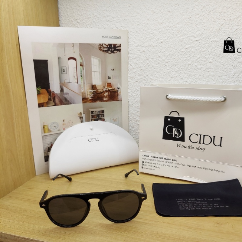 Kính Râm Mắt Tròn Thời Trang CIDU Mk16