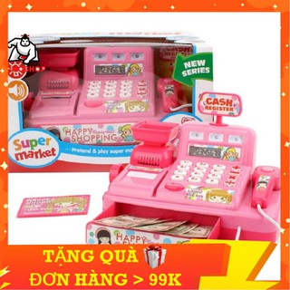 Đồ Chơi Máy Tính Tiền Siêu Thị, Màu Hồng Ngộ Nghĩnh, Cho Bé Học Tính Toán từ Nhỏ - SUMOSHOP68