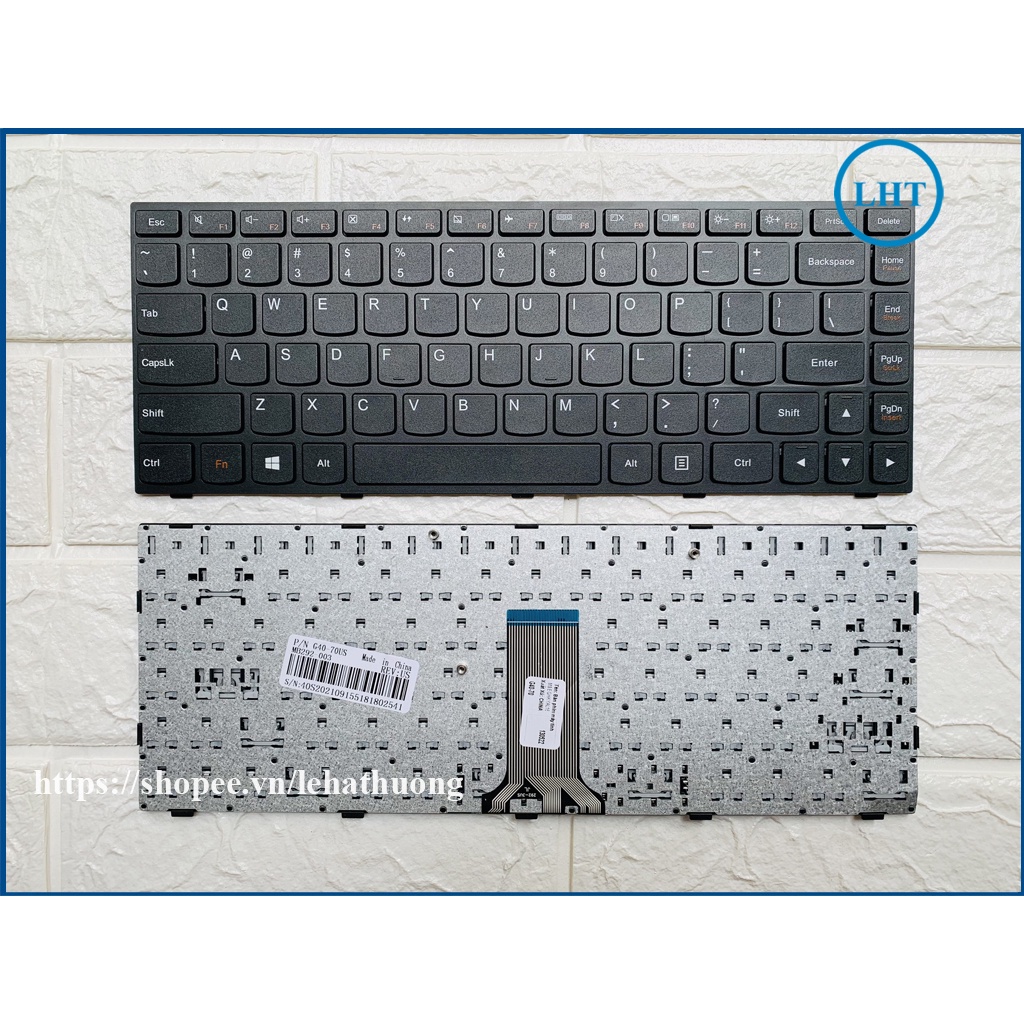 Keyboard/Bàn Phím Laptop Lenovo G40, G40-70, G40-30, G40-45, G40-75, G40-80