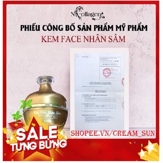 [HÀNG CHÍNH HÃNG] KEM FACE NHÂN SÂM N'COLLAGEN - Giảm Mụn, Mờ Nám, Tàn Nhang