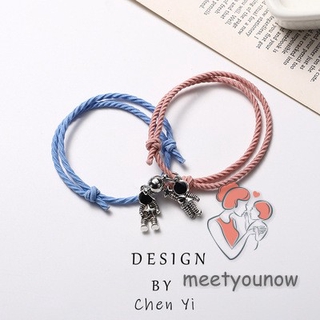 Vòng tay mặt dây hình phi hành gia thời trang đơn giản cho nữ