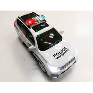 Xe cảnh sát dùng pin phát nhạc có đèn cao cấp thiết kế chắc chắn, chịu va đập tốt