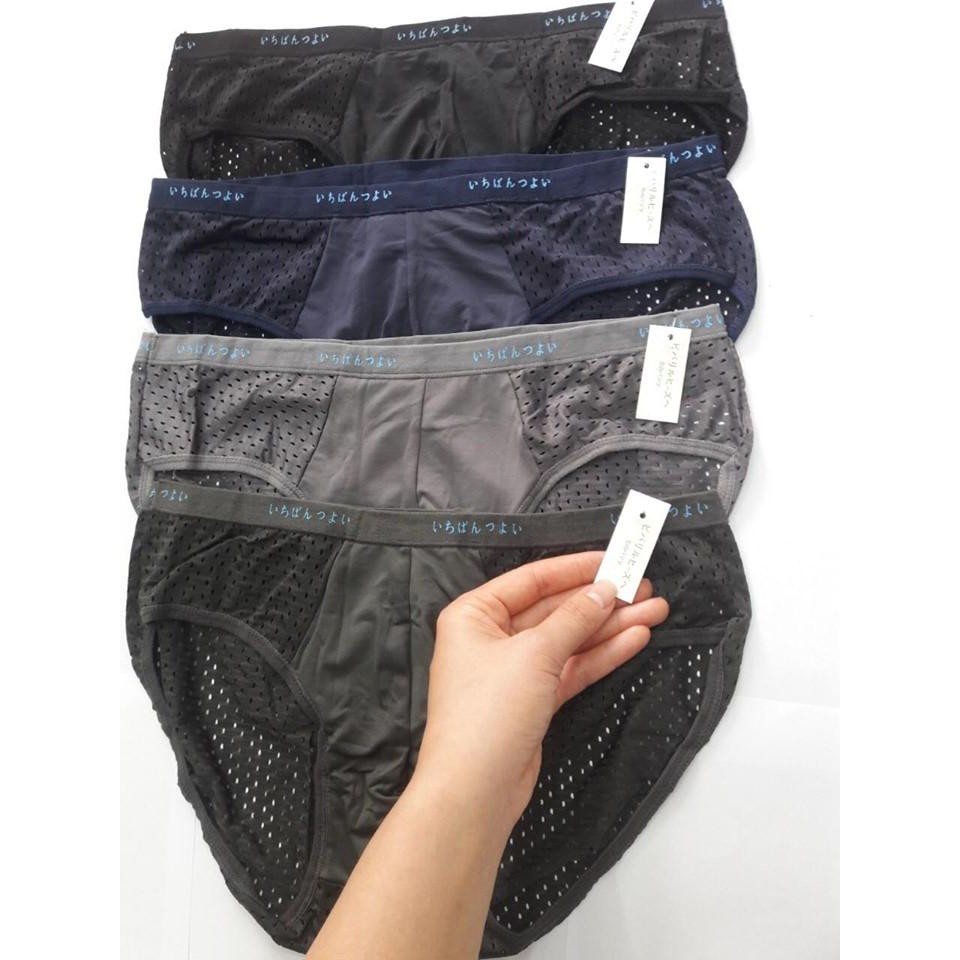 (1 chiếc) Quần lót tam giác nam hiệu Muji ( Màu quần Shop chọn hoặc có thể chọn màu vào ghi chú) | BigBuy360 - bigbuy360.vn