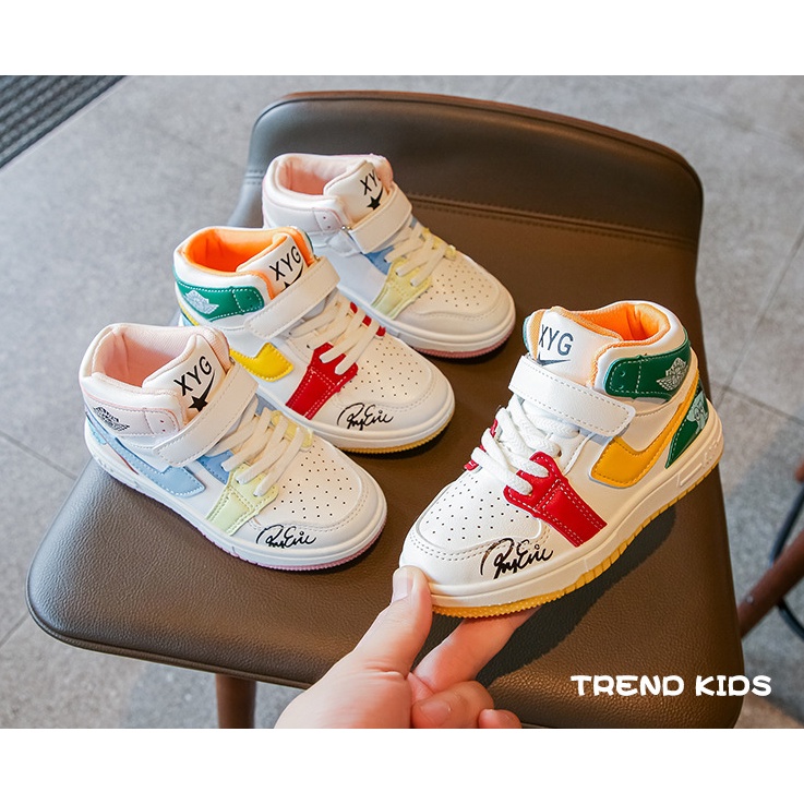 Giày thể thao trẻ em, giày jodan cổ cao bé trai ,bé gái đi cực êm chân ( hàng quảng châu) mã 3