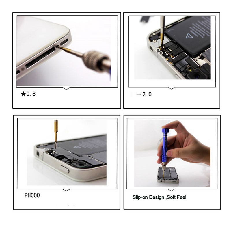 Bộ Tua Vít 5 Trong 1 Dùng Sửa Chữa Iphone Samsung Laptop Htc Lg