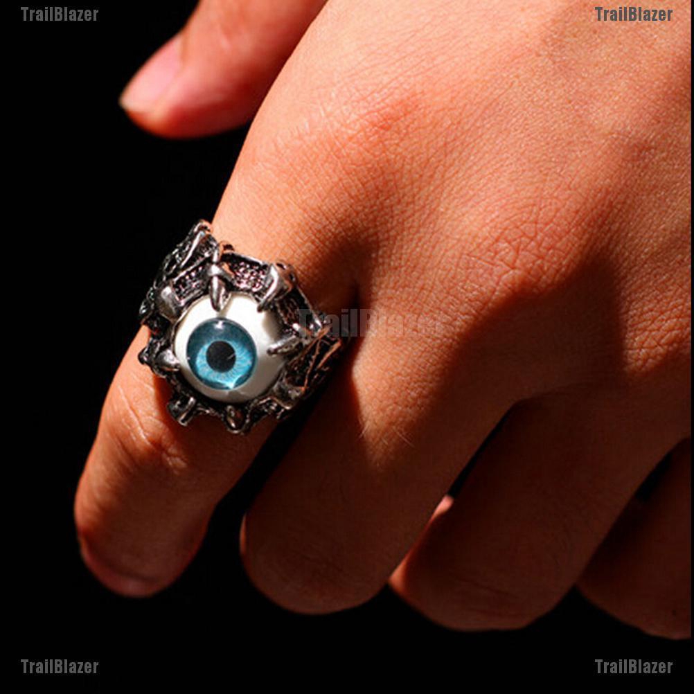 Nhẫn đeo tay hình con mắt quỷ bằng thép không gỉ cho dân chơi siêu xe