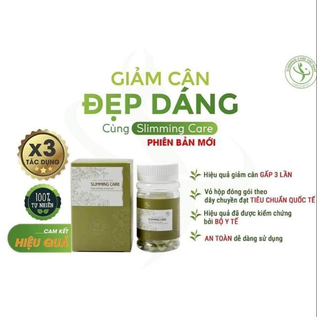 Thảo Mộc Giảm Cân Siêu Tốc SLIMMING X3 Mới( Lọ 30V/30 Ngày)