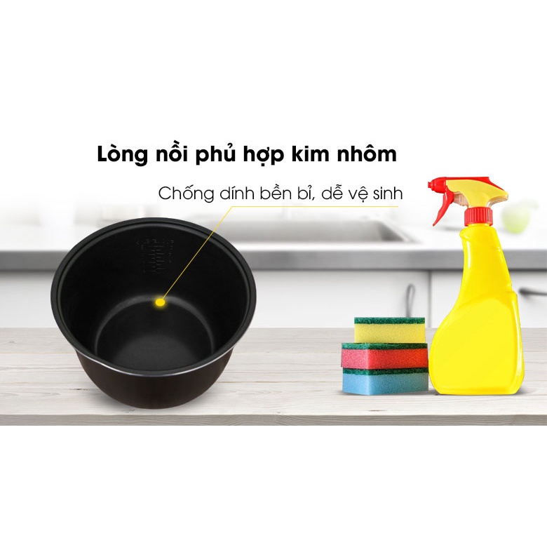 Nồi cơm điện Sunhouse 1.8 lít SHD 18S