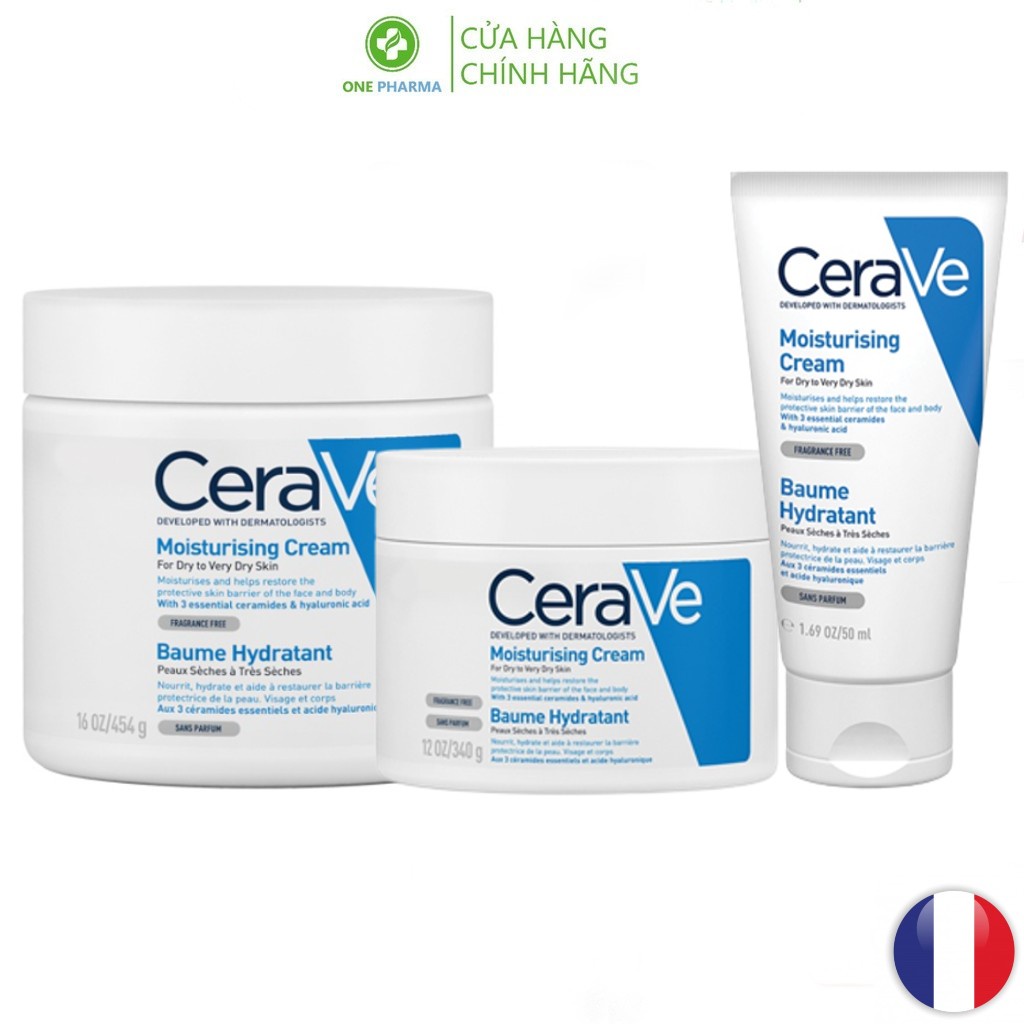 Kem dưỡng ẩm dành cho da khô Cerave Moisturizing Cream 340g
