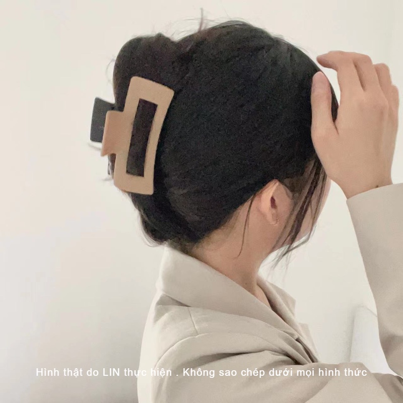Kẹp Tóc Kẹp Càng Cua LIN Mix Màu Phong Cách Hàn Quốc
