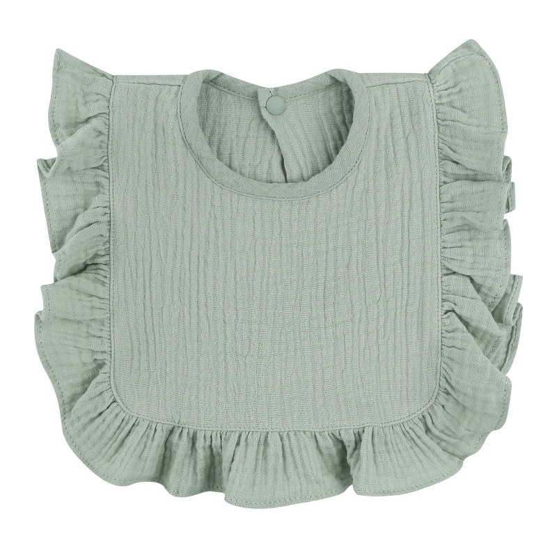 Yếm Ăn Cotton Mềm Mại Kèm Thắt Lưng Có Thể Điều Chỉnh Dành Cho Bé Trai