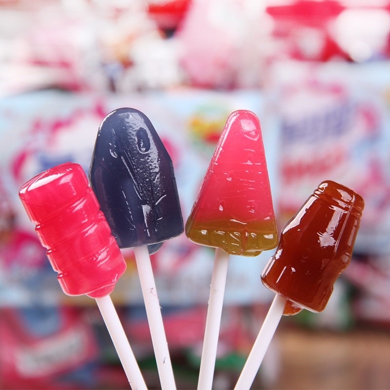 Kẹo Mút Trái Cây Lotte Hàn Quốc Vị Dâu Dưa Hấu Soda Coca Thơm Ngon Thiết Kế Bắt Mắt Đáng Yêu Cho Bé