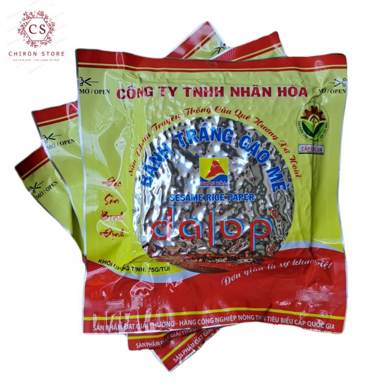 COMBO 50 GÓI BÁNH TRÁNG GẠO MÈ DALOP BÌNH ĐỊNH + QUÀ TẶNG NGẪU NHIÊN