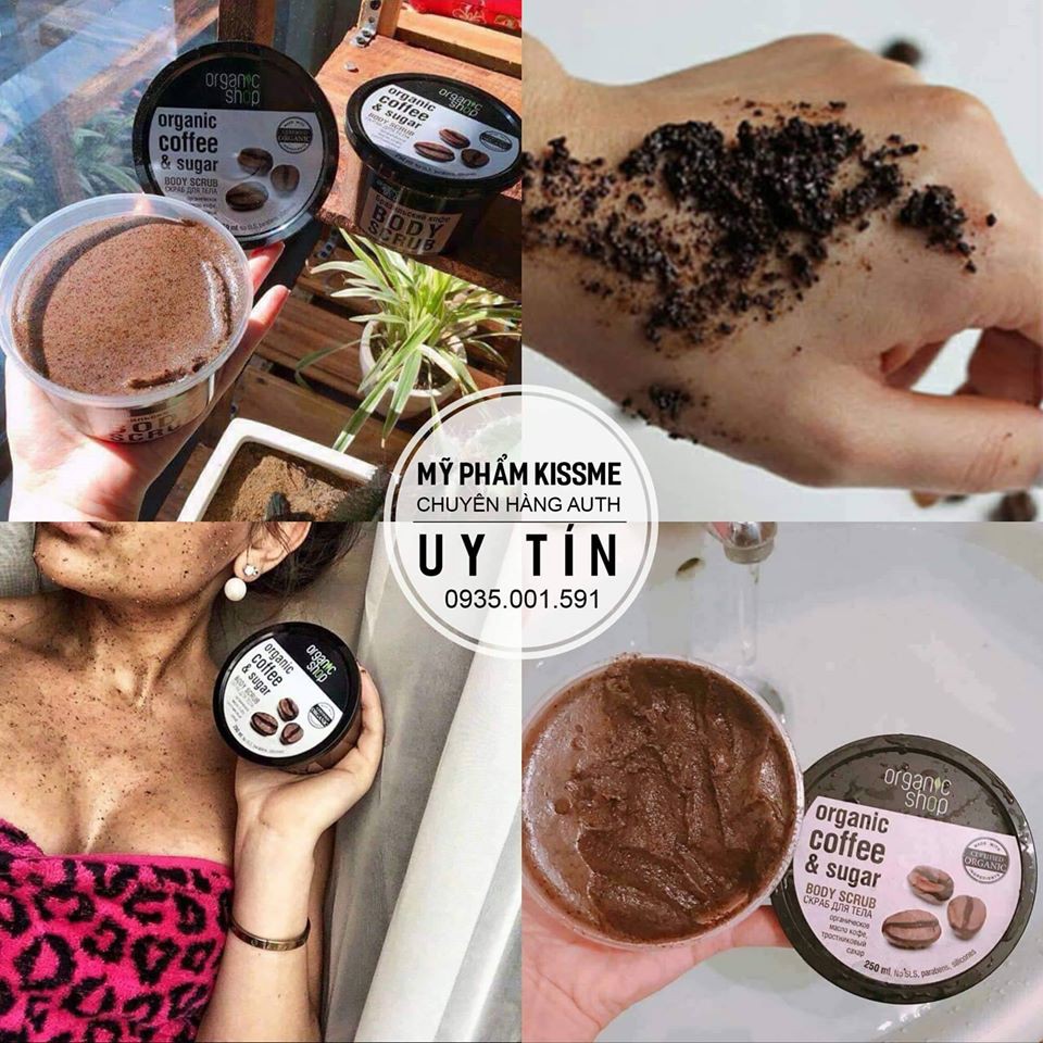 Tẩy Tế Bào Chết Toàn Thân Organic Shop Coffee & Sugar Body Scrub | BigBuy360 - bigbuy360.vn