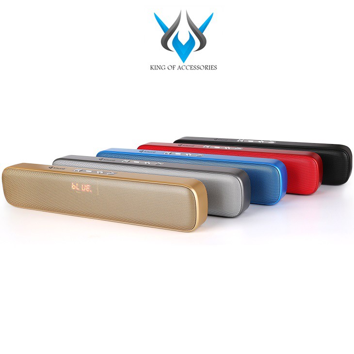 Loa bluetooth dạng thanh Kisonli S4 âm thanh cực hay - tích hợp màn hình LCD (Màu ngẫu nhiên)