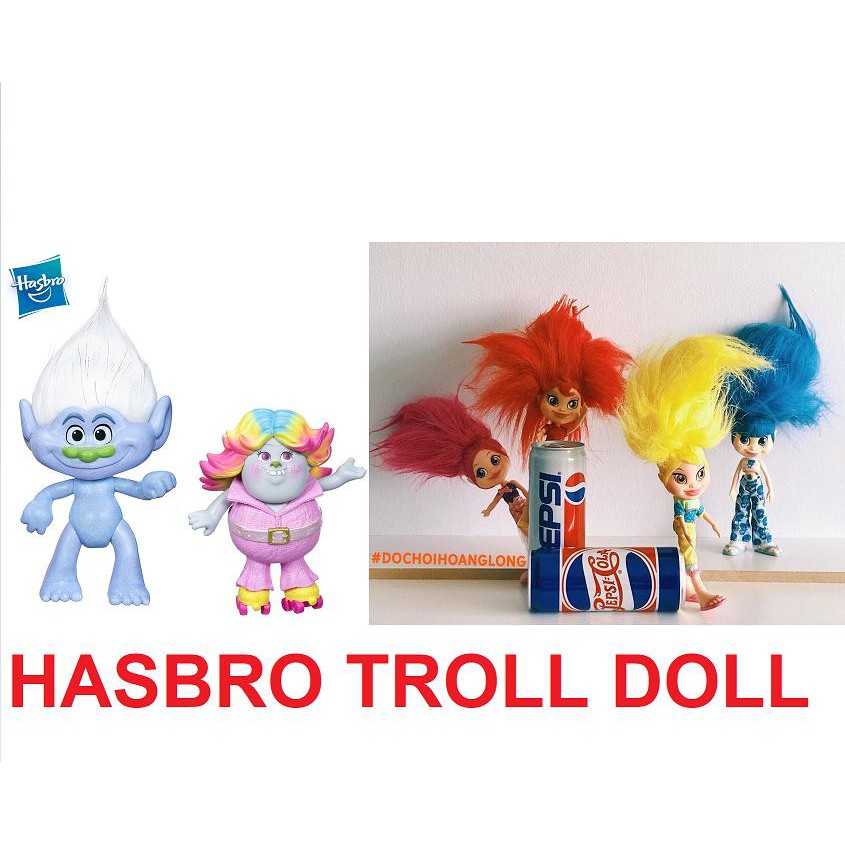 (Xã Kho) Búp Bê Ma Quái Trollz Hasbro 30 cm-Trollz - Hasbro Trollz It’s A Hair Thing &amp; Topaz ( xem kĩ mô tả)