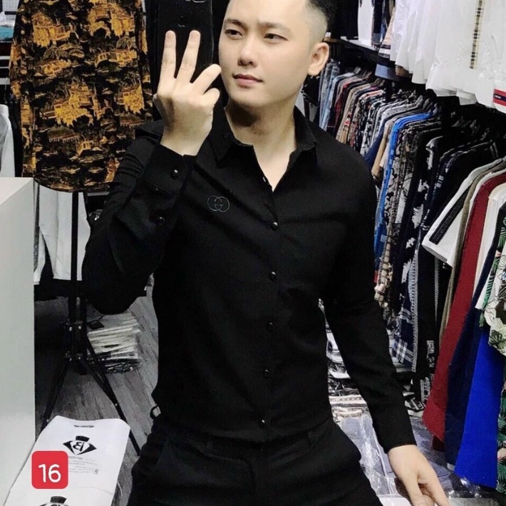 Áo Sơ Mi Nam, Áo Sơ Mi Dài Tay Cao Cấp, Áo Sơ Mi Nam Trơn Vải Đũi Thoáng Mát, Phong Cách Thời Trang DieuLinh Fashion