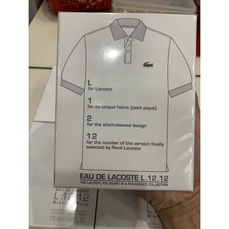 Nước hoa Lacoste L.12.12 Blanc-Pure 175ml full seal