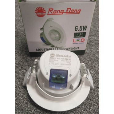 Đèn LED Âm trần Downlight Xoay góc Rạng Đông 6.5W D AT02L XG 76/6.5W.DA