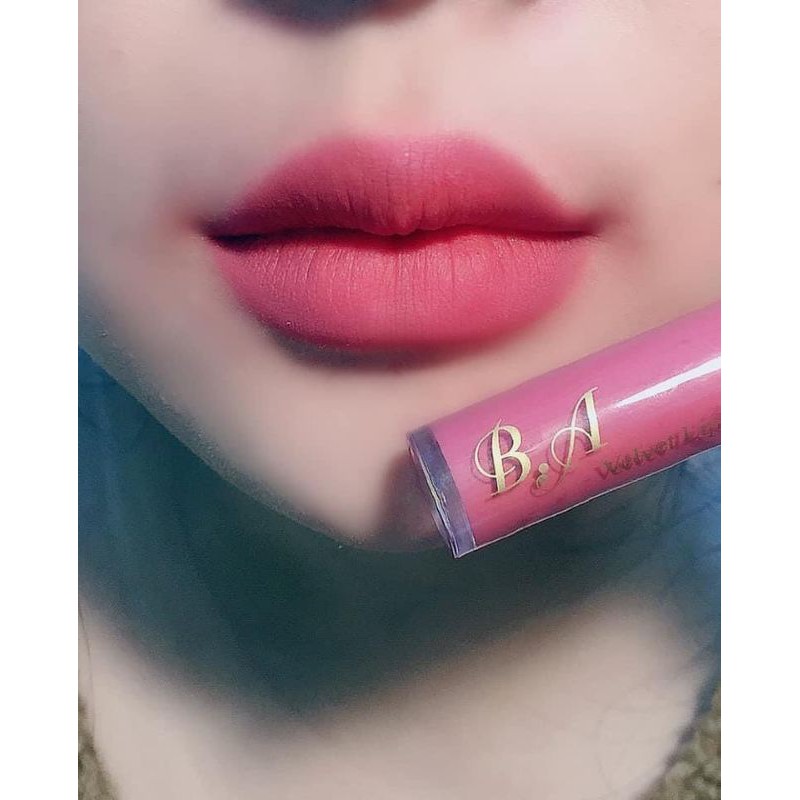 Xinh Lung Linh [Hồng Phấn ]Son Cao Cấp BA velvet Lips 2021 Màu Hồng Phấn