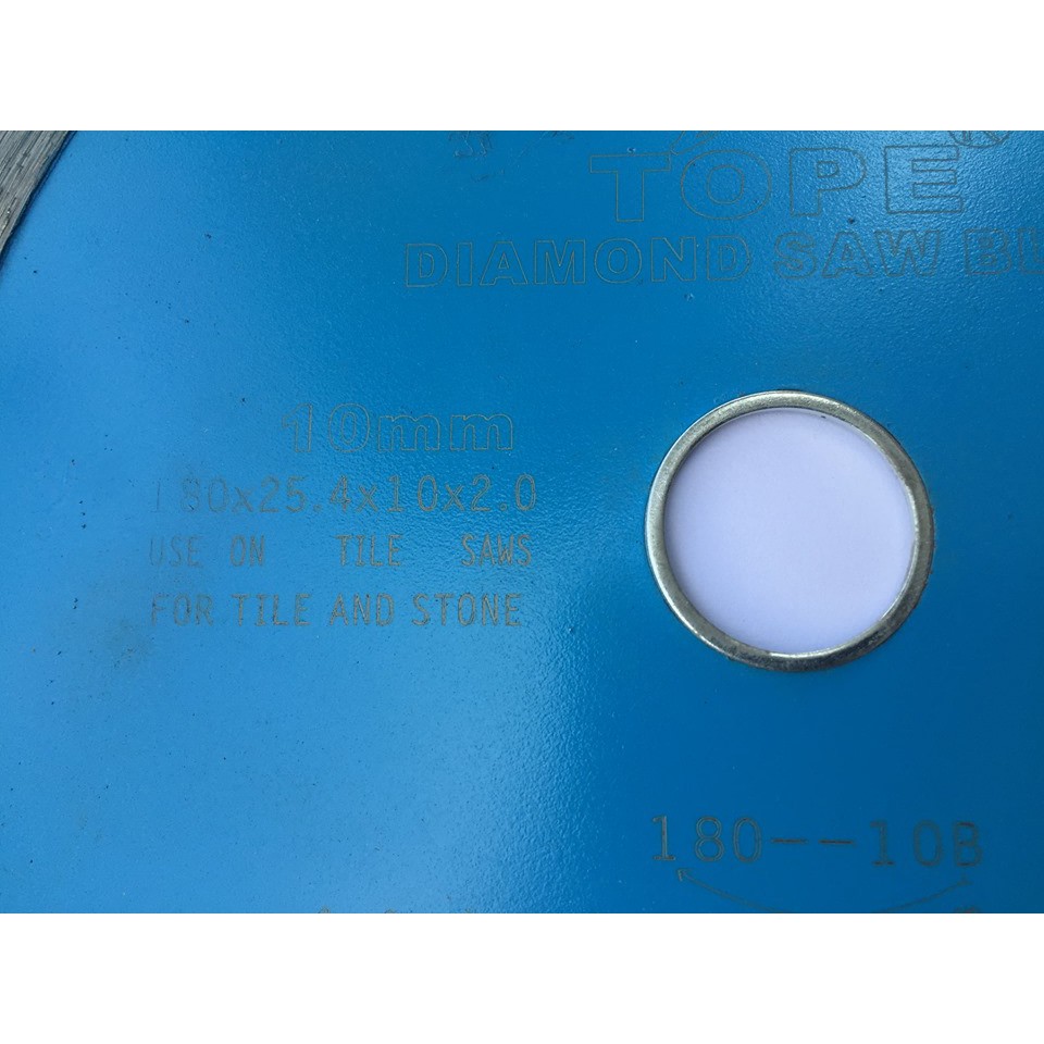 Lưỡi cắt gạch đá phi 180 răng liền  TOPE