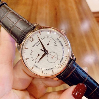 Đồng hồ nam Tissot T063.637.36.037.00 - dây da
