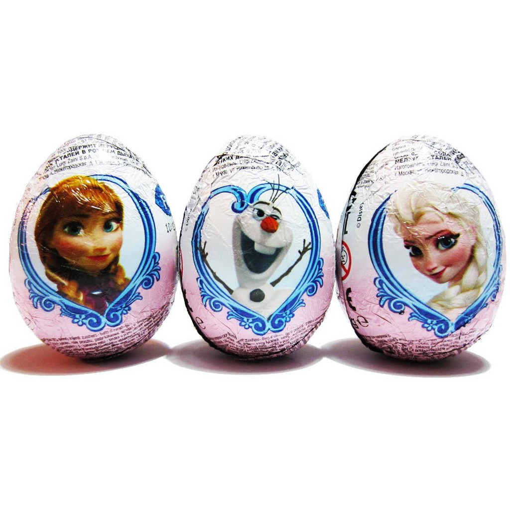 (3 mẫu) Trứng socola đồ chơi Zaini hộp 60gr (3 trứng)