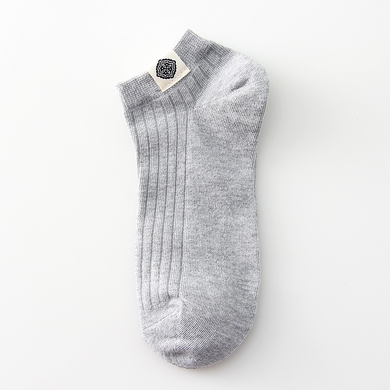 Vớ WAFNHA D489 vải cotton mỏng màu trơn cho nam