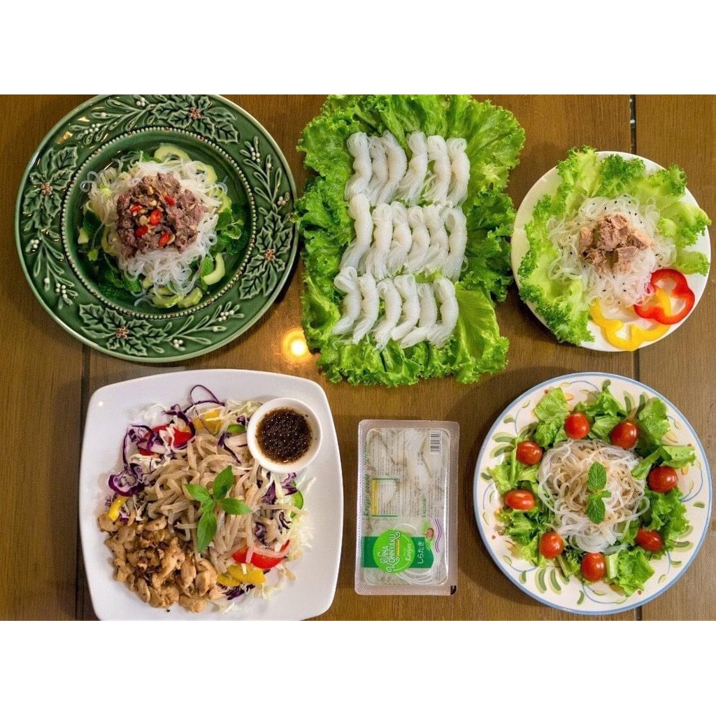 Thùng Mỳ Konjac / Bún nưa mì nưa Konjac phù hợp cho người ăn kiêng Keto - Eat Clean