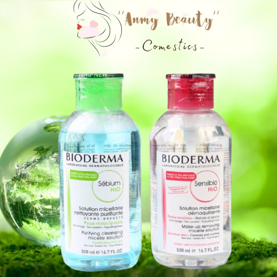  Nước Tẩy Trang Bioderma H2O Nội Địa Pháp 500ml chính hãng