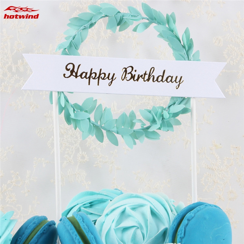 Que Cắm Trang Trí Bánh Chữ Happy Birthday Xinh Xắn