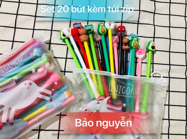 Set 20 bút nước tặng túi zip