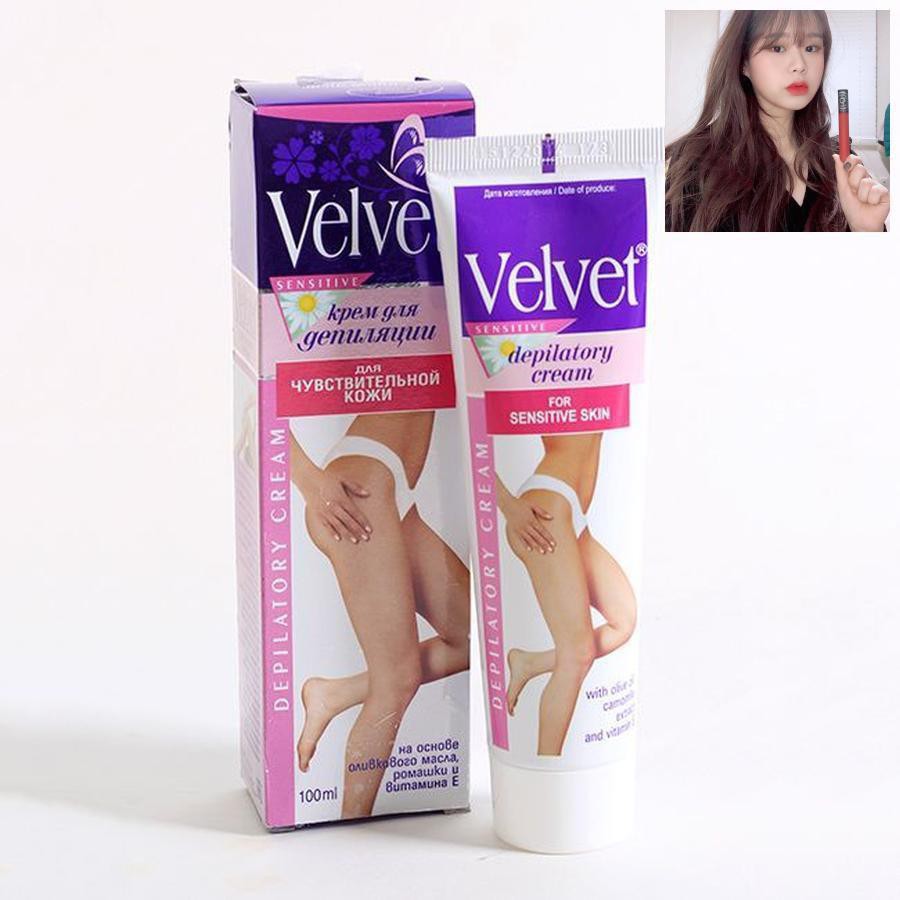 Kem tẩy lông tay và chân Velvet Nga 100ml