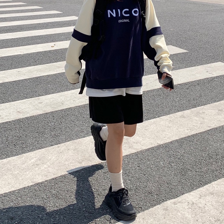 Áo thun nữ tay dài in chữ thời trang Hàn Quốc | BigBuy360 - bigbuy360.vn