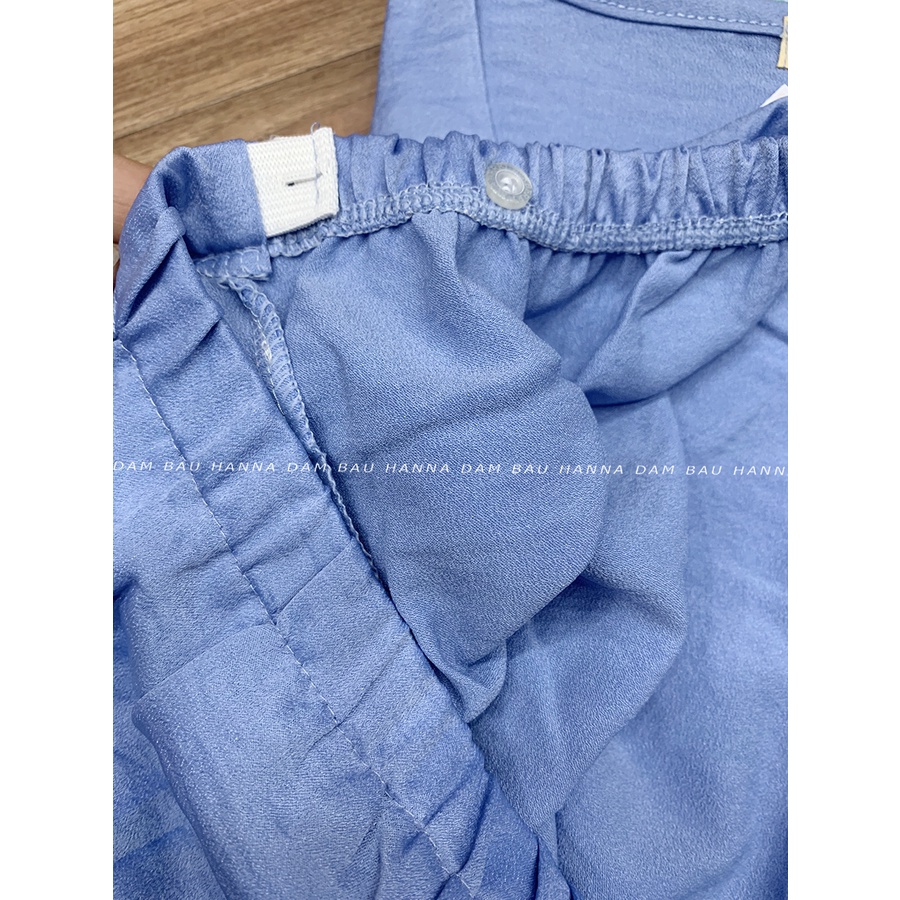 [HANNA] Đồ bộ đùi mặc ở nhà cho bà bầu free size 40-70kg vải 2 da cao cấp thoáng mát không nhăn đường may chắc chắn